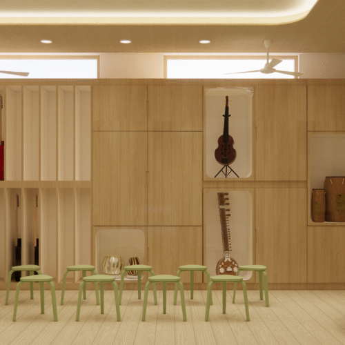 The Navriti School in Gurgaon- Music room