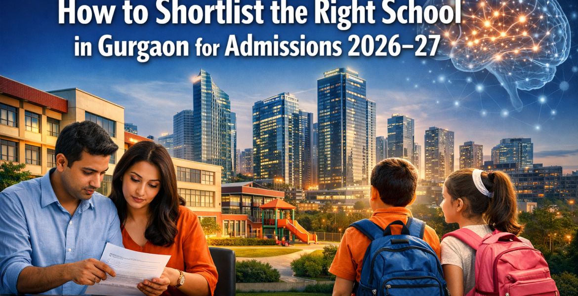 How to Shortlist the Right School in Gurgaon for Admissions 2026–27
